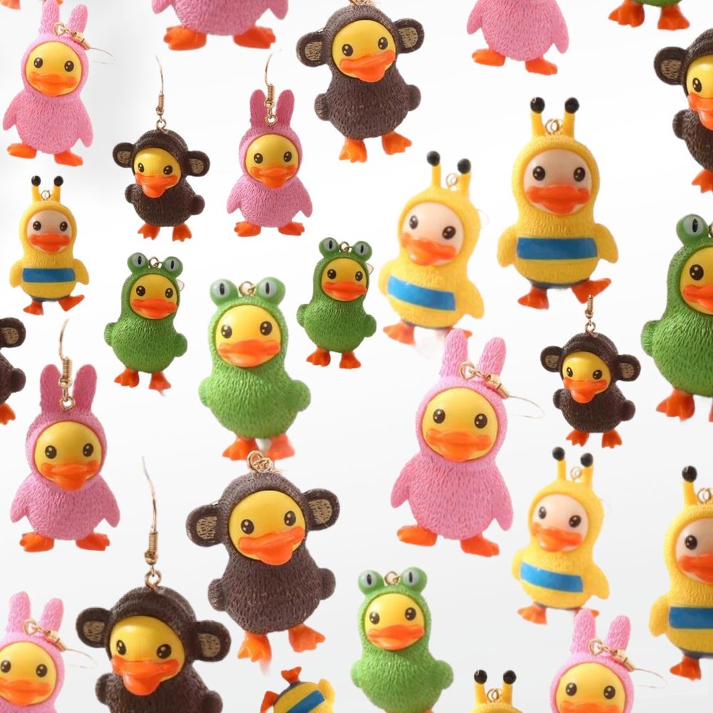 Duck Earrings